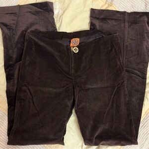 Tory Burch Brown Velvet Pants